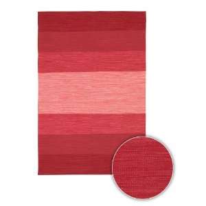 Chandra Rugs India HandTufted Rug 3 Red Stripes 20x30  