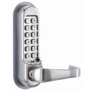  Codelocks CL550BB PB 500 Polished Brass Keypad Leverset 