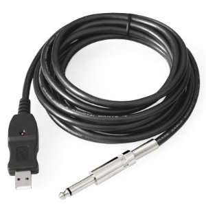  Guitar to Pc USB Recording Cable Lead Adaptor 3m 