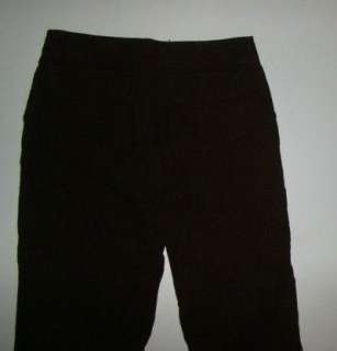 NWT Womens JONES NEW YORK SPORT Brown Corduroy Pants Size 10  