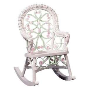  Yesteryear Wicker Victorian Wicker Childs Rocking Chair 