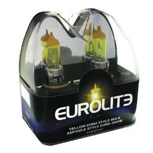  Eurolite H4 65/45W Bulbs, YELLOW (Pair) Automotive