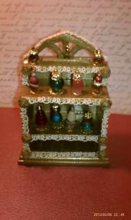 Up for auction is a new 112 OOAK Dollhouse Miniature Perfume Display 