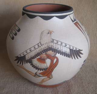Zia Pottery Jar by Elizabeth and Marcellus Medina  