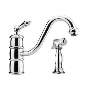   Curved Kitchen Faucet with Side Spray   G 4720 LM9