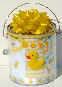 Piece Baby Shower Gift Set + Decorated Bucket  