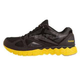 Reebok Solarvibe Black Grey Yellow Vibe Tech 2011 New Mens Running 