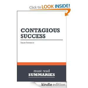 Summary Contagious Success   Susan Annunzio Must Read Summaries 