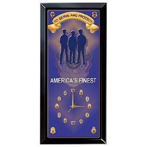  Americas Finest Police Wall Clock