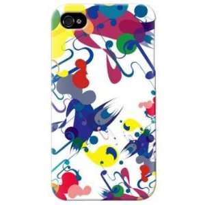  Second Skin iPhone 4S Print Cover (ivy/color rain 