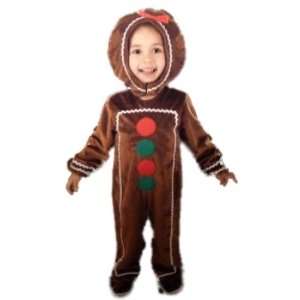  Toddler Gingerbread Man Costume 2 4t Toys & Games