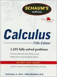 Calculus, (0071508619), Frank Ayres, Textbooks   
