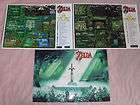 Maps and Poster for Zelda A Link to the Past on SNES. All Item & Heart 