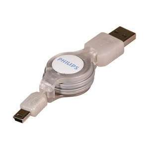  Philips G2G125 USB RETRACTABLE CABLE A TO 5 PIN MINI B 