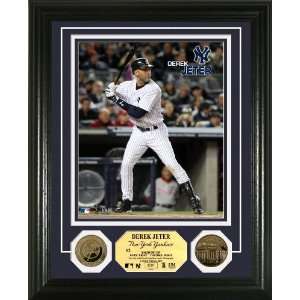  Derek Jeter 24KT Gold Coin Photo Mint   MLB Photomints and 