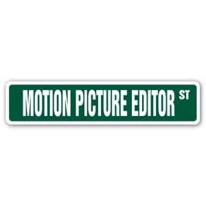   PICTURE EDITOR Street Sign movie TV gift production assistant director