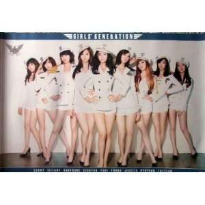   horiz white POSTER 34 x 23.5 Korean girl group print Girls Girls SNSD