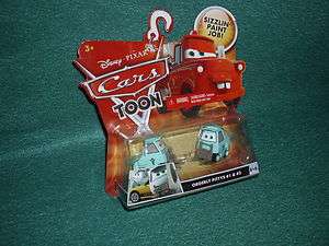 Disney Cars Toons  ORDERLY PITTYS #1 & #2  # 5&6 With Sizzlin Paint 