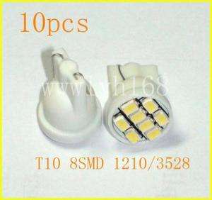 100X T10 8SMD 1210/3528 194 168 Car LED SMD Indicator Light Interior 