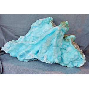 Hemimorphite   Rare Large Blue Hemimorphite Natural Crystal Specimen 