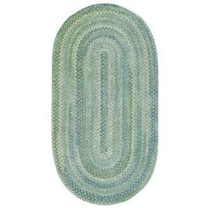  Waterway 0470 Green Concentric Rectangle   3 x 5