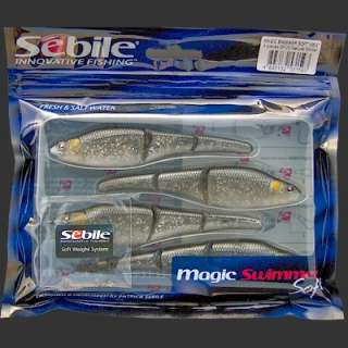 SEBILE Magic Swimmer Soft 105 ~ Jointed Soft Swimbait ~ Best for Bass
