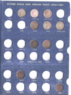 Starter Set   33 Diff. Indian Head Cents in Album #1066  