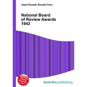  National Board of Review Awards 1942 Ronald Cohn Jesse 