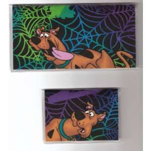   Cover Debit Set Made with Scared Scooby Doo Fabric 