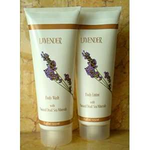   Wash & Lotion Set With Natural Dead Sea Minerals From Israel Beauty