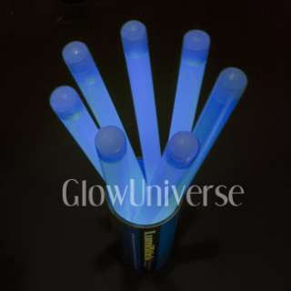 12 GIANT Thick Glowsticks Light Stick Wholesale BLUE  