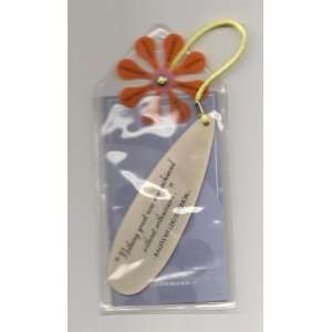  Sacchi Pinwheel Bookmark   Orange