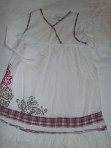 xxxxl 10 yrs Naartjie pure white tunic 2 piece dress LN perfect 