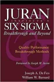 Juran Institutes Six Sigma Breakthrough and Beyond Quality 