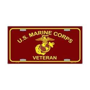    LP   1152 US Marine Corps Veteran License Plate   5559 Automotive