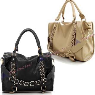 Fashion Ladies Womens Purses Shoulder Bags Handbags Tote PU Leather 
