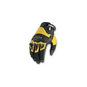  Icon Twenty Niner Gloves   3X Large/Yellow Automotive