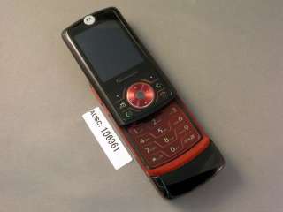UNLOCKED MOTOROLA ROKR Z6 QUAD BAND GSM PHONE RED #6961*  