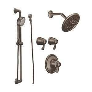  Wall Power Custom Shower System   Oil Rubbed Bronze