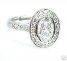 14 D SI2 OVAL CUT DIAMOND ENGAGEMENT RING MICRO PAVE items in LARRY 