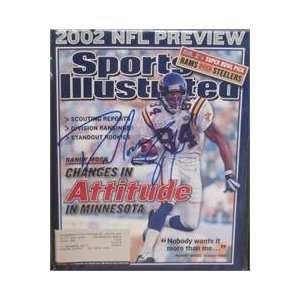 Randy Moss autographed Sports Illustrated Magazine (Minnesota Vikings)