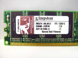 Kingston KTC D320/1G 1GB RAM Memory 9905216 045.A01LF  