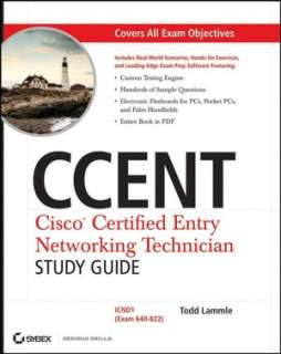 CCENT Cisco Certified Entry Networking Technician (Exam 640 822 with 