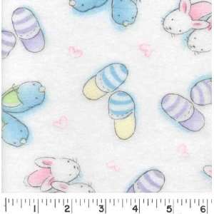  68 Wide SNUGGLE BUNNIES Fabric By The Yard Arts, Crafts 
