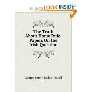   On the Irish Question George Smyth Baden Powell  Books