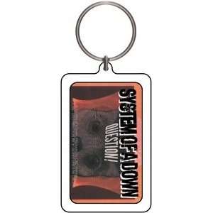  SYSTEM OF A DOWN QUESTION LUCITE KEYCHAIN Toys & Games