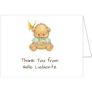  Special Surprise Green Baby Shower Thank You Cards   Set 