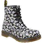 WOMENS Dr Martens 1460 8 EYE MINI TYDEE FLORAL BLACK SHOES BOOTS SIZE
