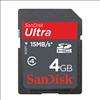 SanDisk 4GB SD HC SDHC Ultra Class 4 Class4 Flash Memory Card 4 GB G 