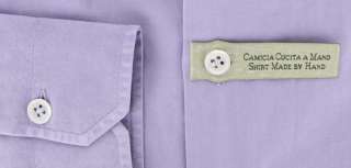 New $375 Borrelli Lavender Purple Shirt 16/41  